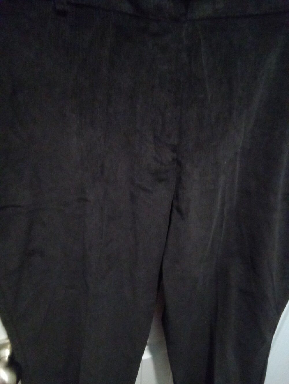 NWT Vintage Deadstock Briggs New York Black Cotton Stretch Pants Sz 16 Petite - Picture 3 of 13